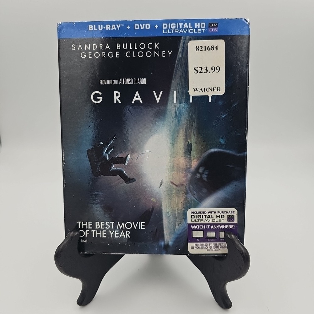 Gravity‎ (Blu-ray, 2013) Brand New Sealed In Plastic Wrapping Bullock/Clooney